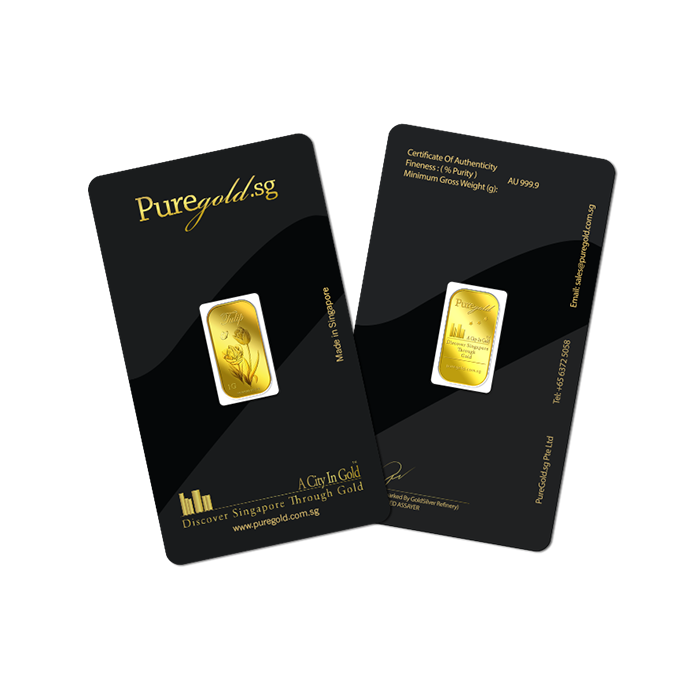 퓨어골드 24K 순금 싱가폴 프리미엄 골드바 1g 튤립 시리즈2(puregoldsg Tulip 1g Gold Bar Series 2) - 6