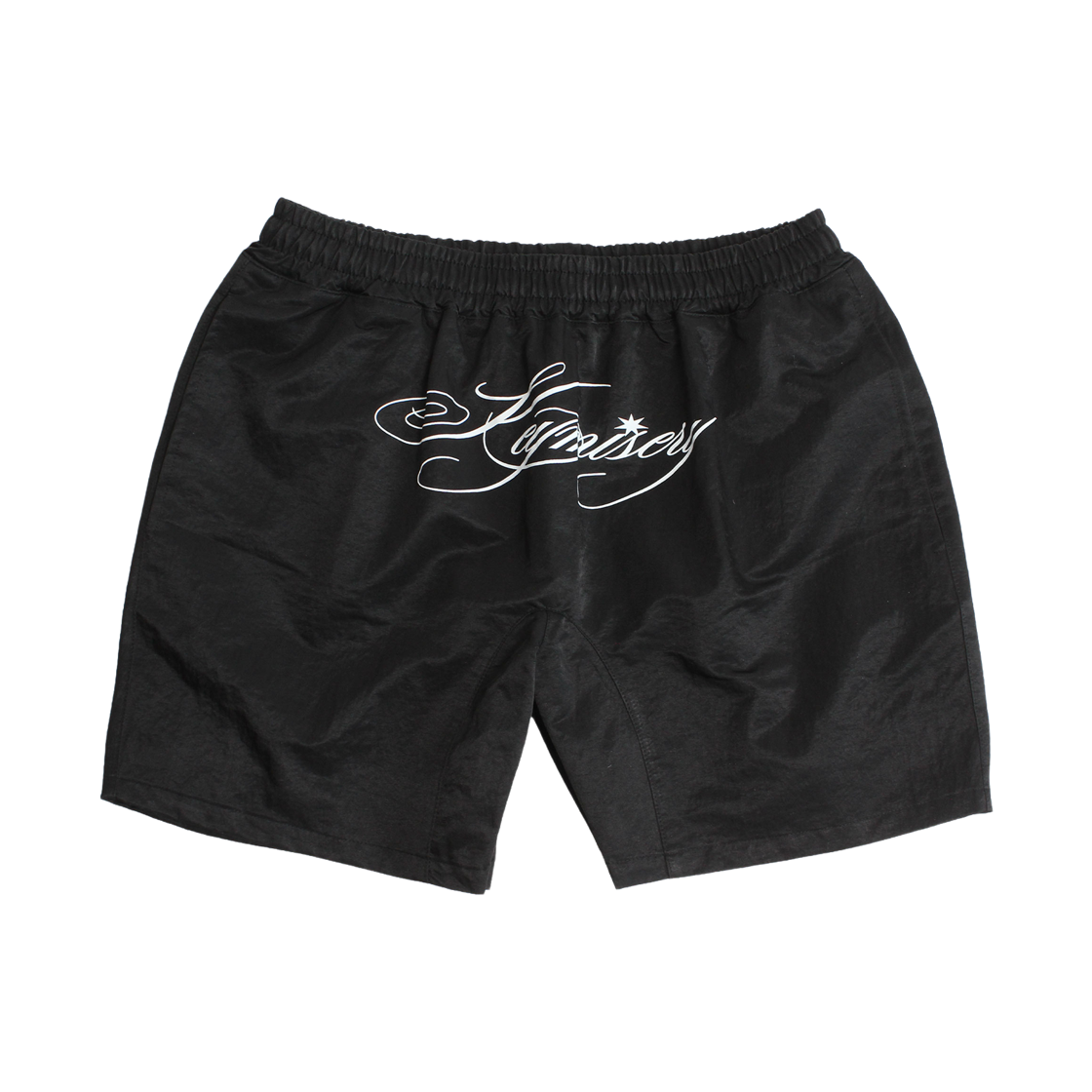 키미저리 블라스트 로고 스윔 쇼츠 블랙(Keymisery Blast Logo Swim Shorts Black)