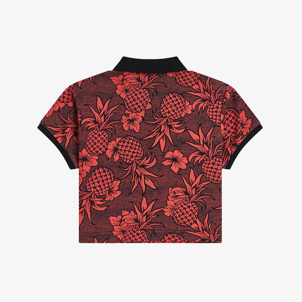 프레드페리 x 에이미와인하우스 프린트 폴로 셔츠 스트로베리 크림(Fred Perry x Amy Printed Polo Shirt Strawberry Cream) - 6