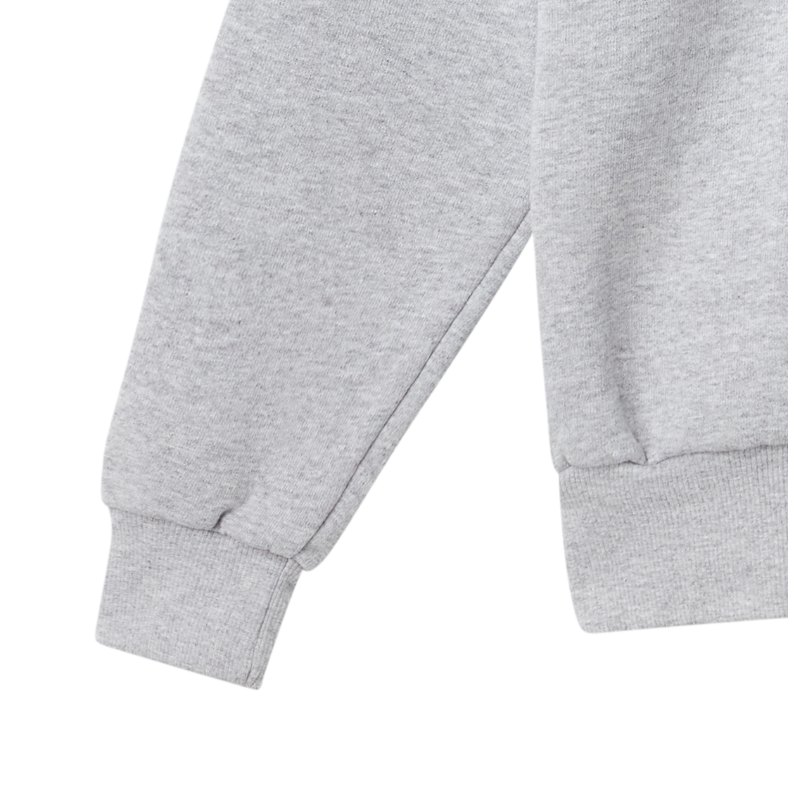 와일드 동키 울브스 하프 집 헤더 그레이 - 26FW(Wild Donkey Wolves Half Zip Heather Grey - 26FW) - 5