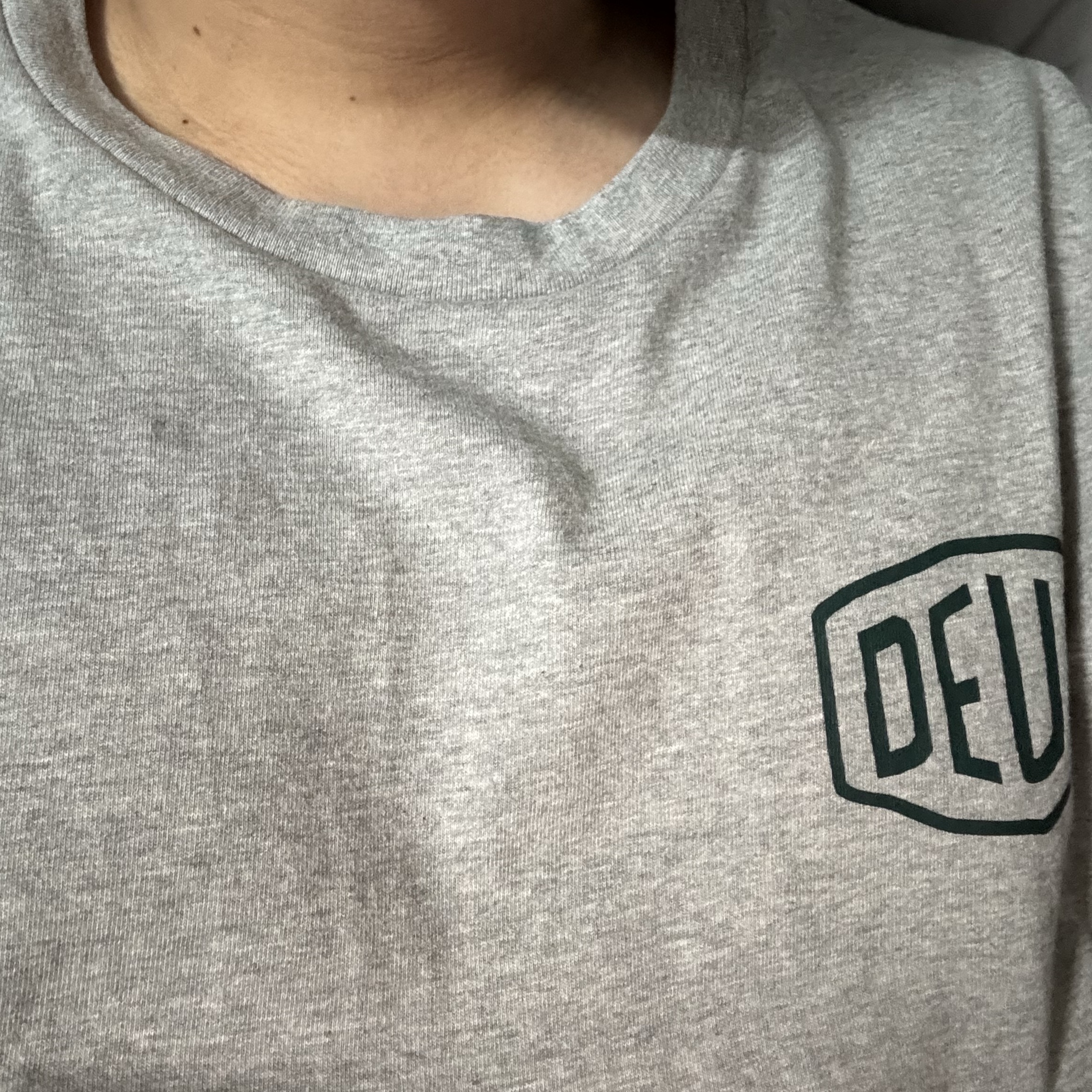 Deus Ex Machina Seoul Original Address T-Shirt M Grey 착용 스타일