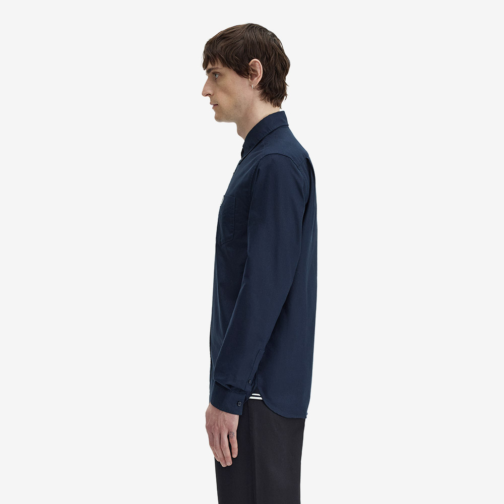 프레드페리 롱슬리브 옥스포드 셔츠 네이비(Fred Perry Long Sleeve Oxford Shirt Navy) - 2