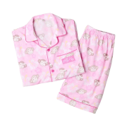 Spao x Mafavarchive Tropical Short Sleeve Pajama Pink