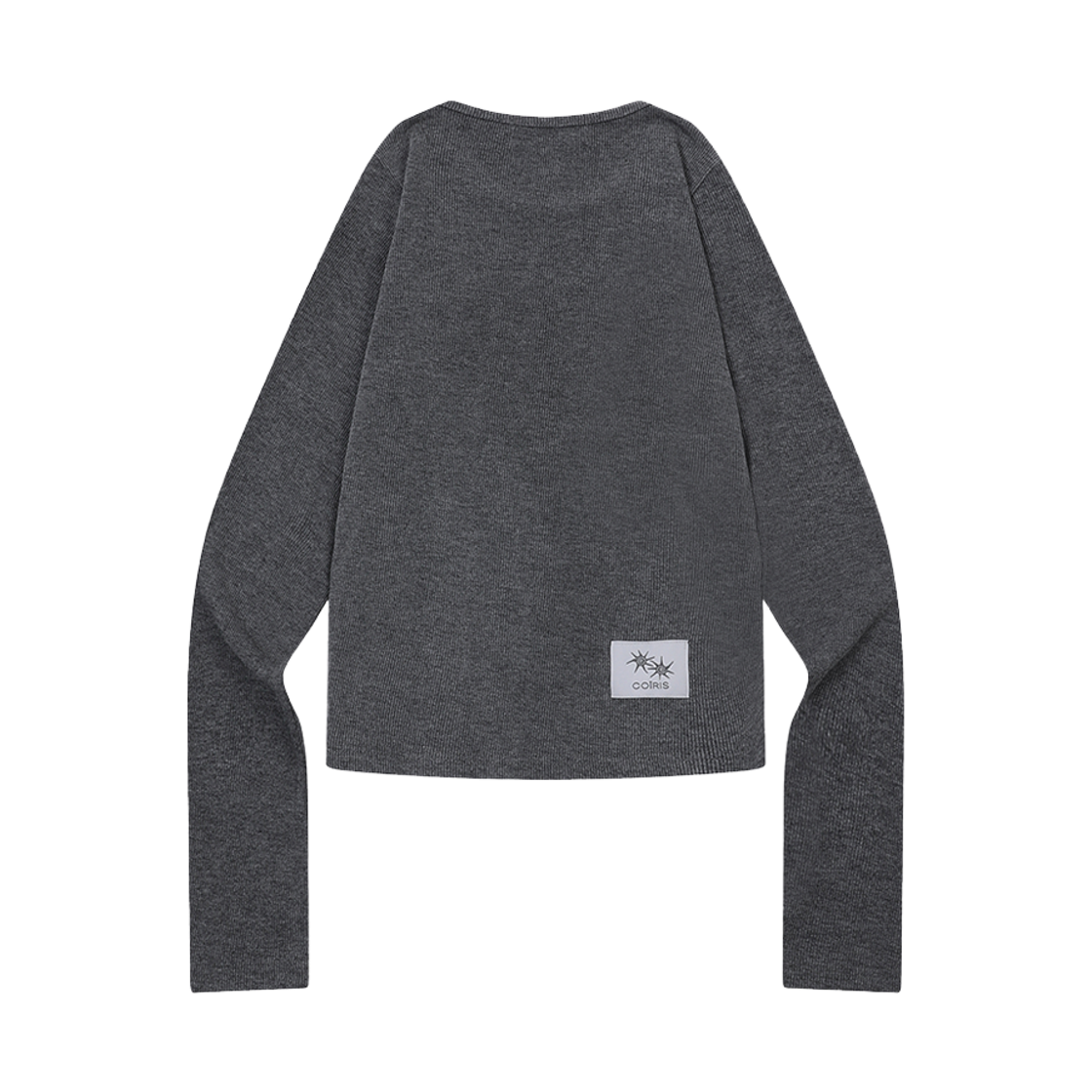 코이리스 소르엔 사이드 버튼 롱 슬리브 티 차콜(Coiris Soren Side Button Long Sleeve T Charcoal) - 2