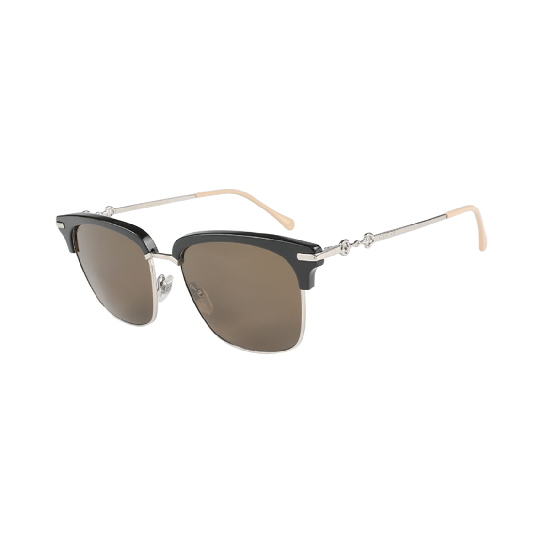 구찌 스퀘어 프레임 선글라스 블랙 브라운(Gucci Square Frame Sunglasses Black Brown) - 2