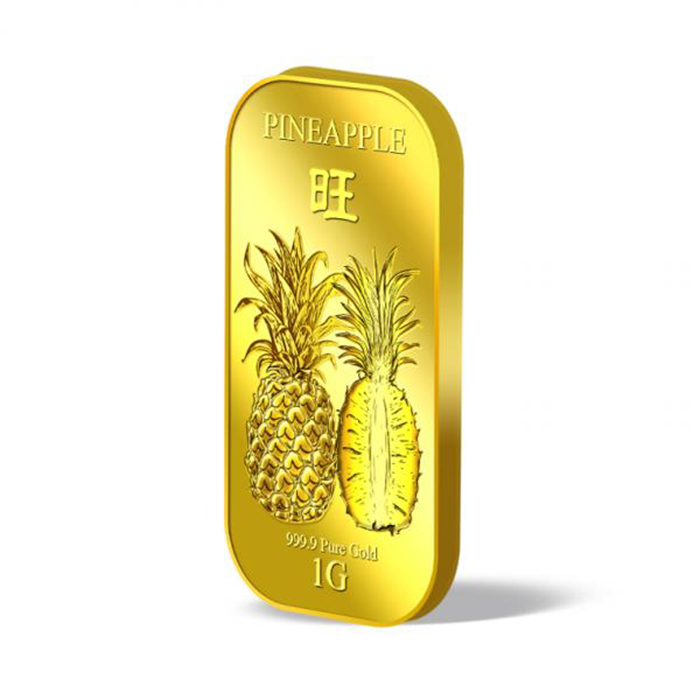 퓨어골드 24K 순금 싱가폴 프리미엄 골드바 1g 파인애플(puregoldsg Pineapple 1g Gold Bar) - 3