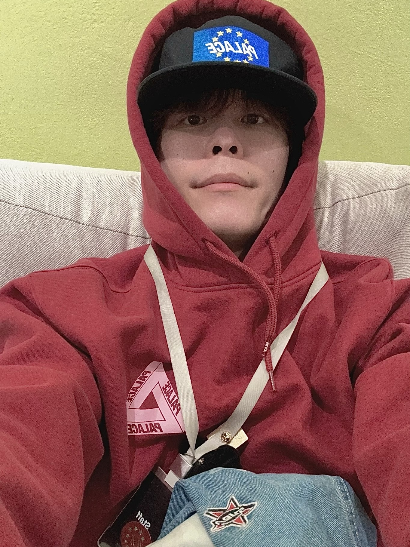 Palace Euro Pal Hat Black - 25FW 착용 스타일