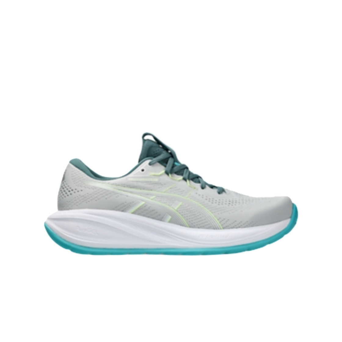 1011C143-021 Asics Gel-Cumulus 28 Cloud Grey Energy Aqua