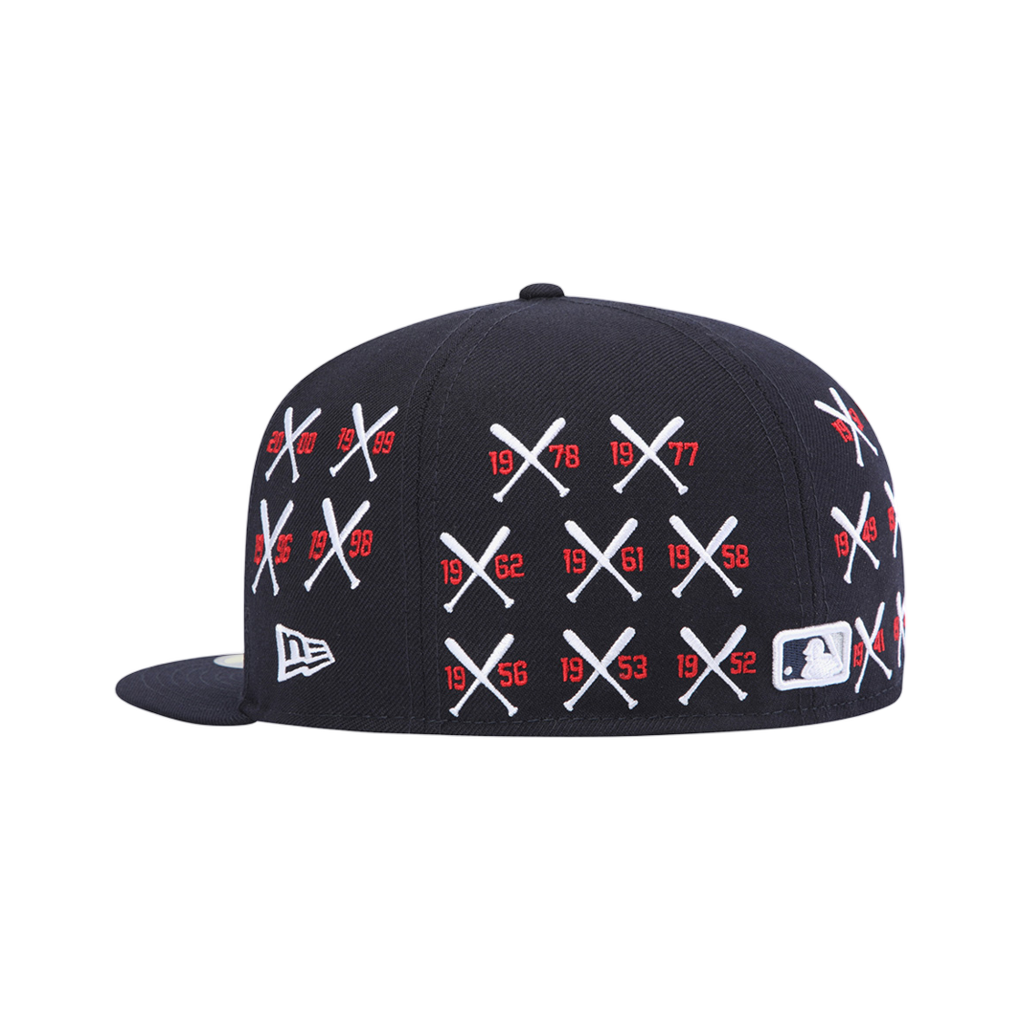 뉴에라 MLB 스파이크 리 뉴욕양키스 월드 시리즈 챔피언스 미니 배츠 피티드캡 네이비(New Era MLB Spike Lee New York Yankees World Series Champions Mini Bats Fitted Cap Navy) - 2