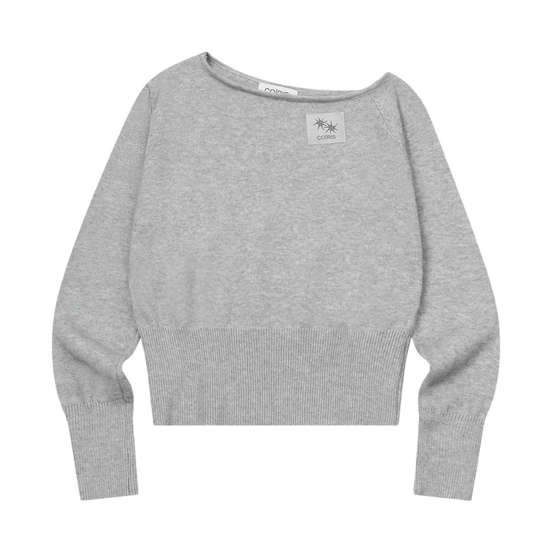코이리스 베온 원 숄더 니트 그레이(Coiris Beon One Shoulder Knit Gray) - 1