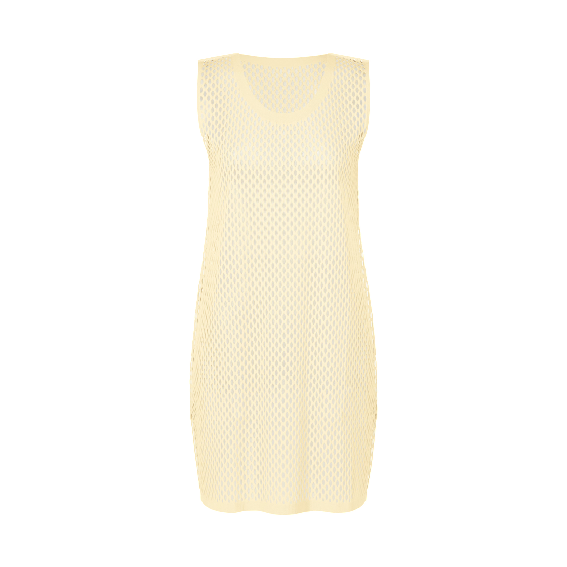 PP61-KT662-2 (W) Pleats Please Issey Miyake A-Poc Basket Tunic Off White