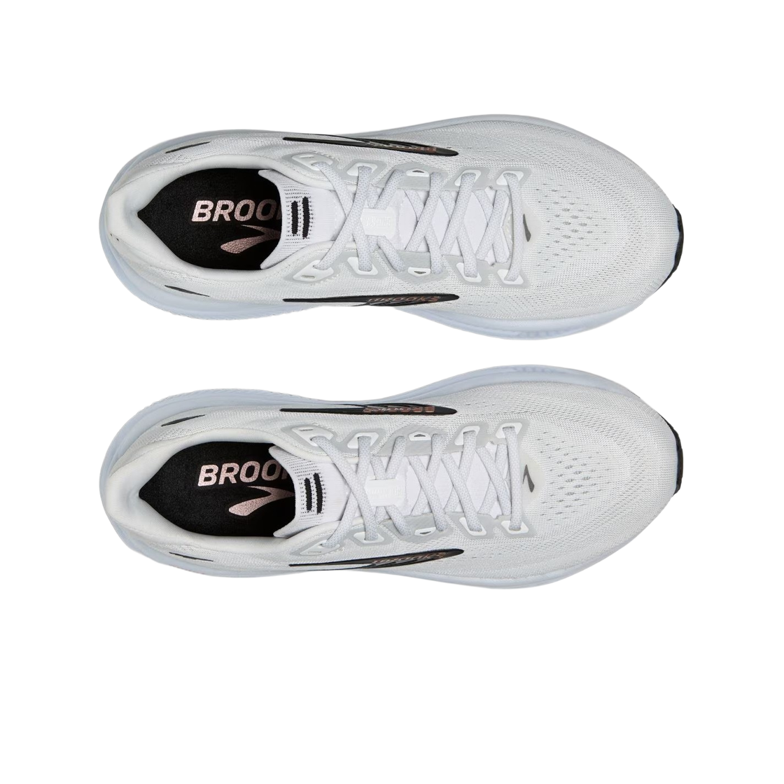 (W) 브룩스 러닝 고스트 18 화이트 블랙 - B 미디움((W) Brooks Running Ghost 18 White Black - B Medium) - 2