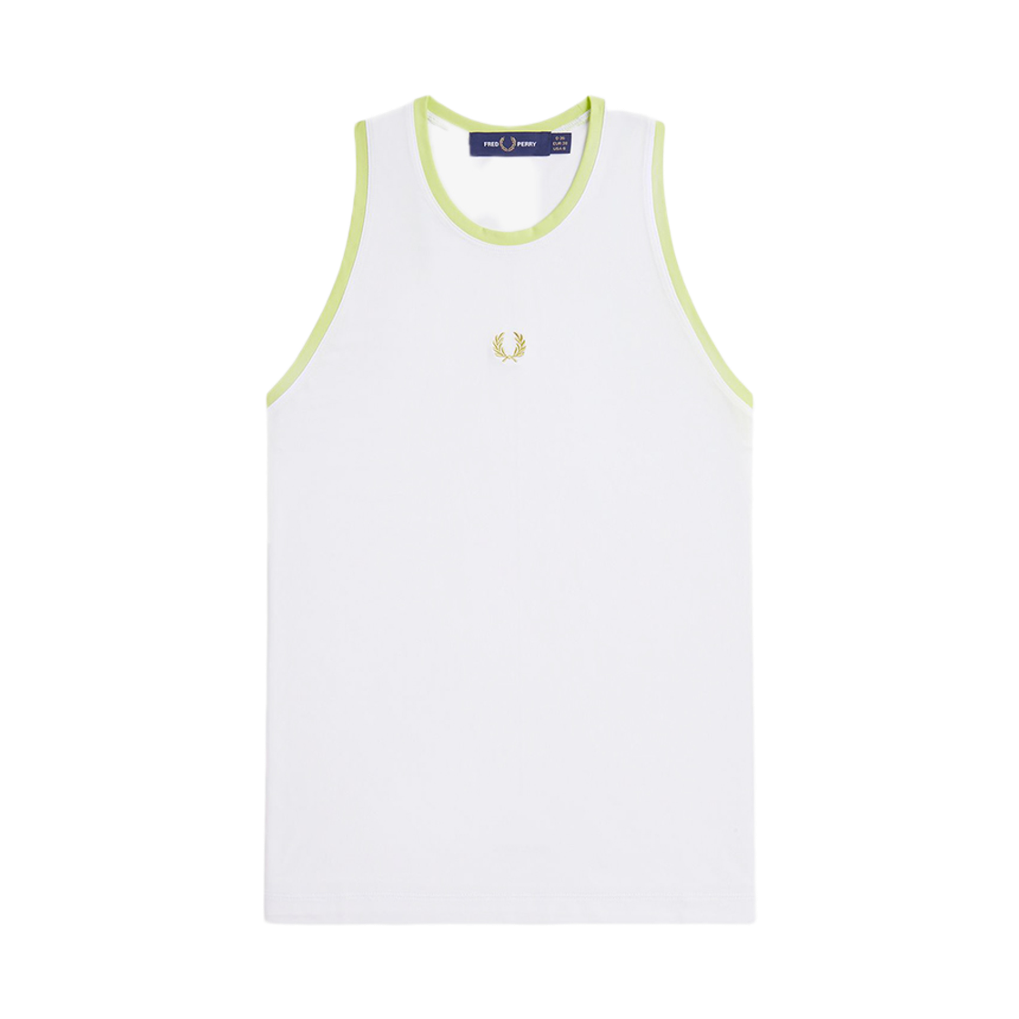 프레드페리 우먼즈 테니스 슬리브리스 화이트(Fred Perry Womens Tennis Sleeveless White) - 1