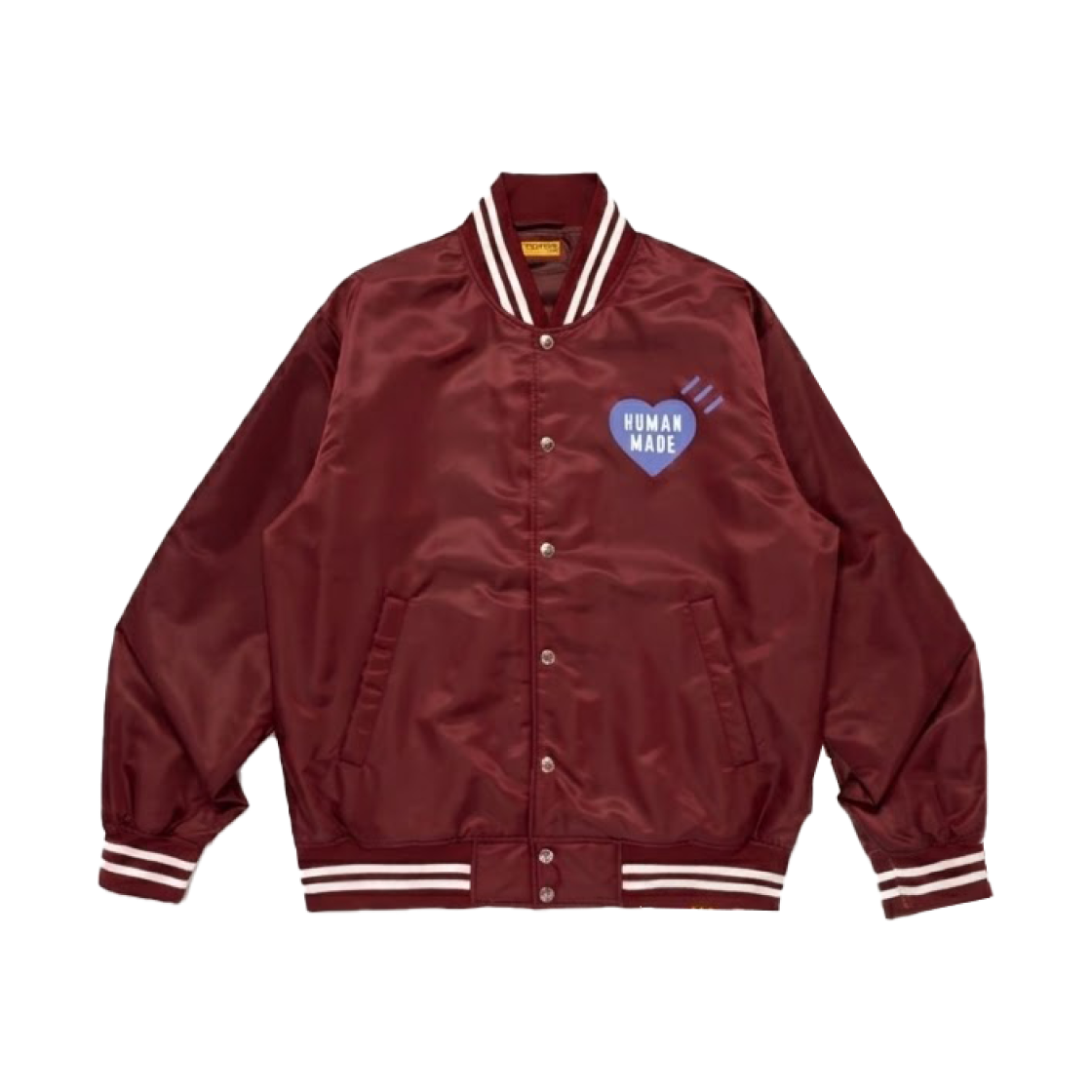 휴먼 메이드 나일론 스타디움 자켓 잠실 버건디(Human Made Nylon Stadium Jacket Jamsil Burgundy) - 2