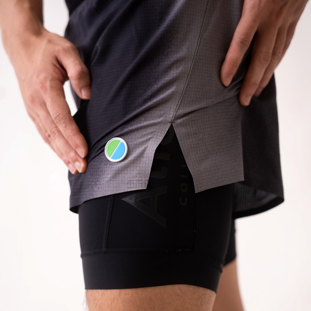 아틀라스 콜렉티프 에리아 울트라 남성 2 in 1 쇼츠 블랙(Atlas COLLECTIF Aeria Ultra MENS 2 in 1 Shorts BK) - 3