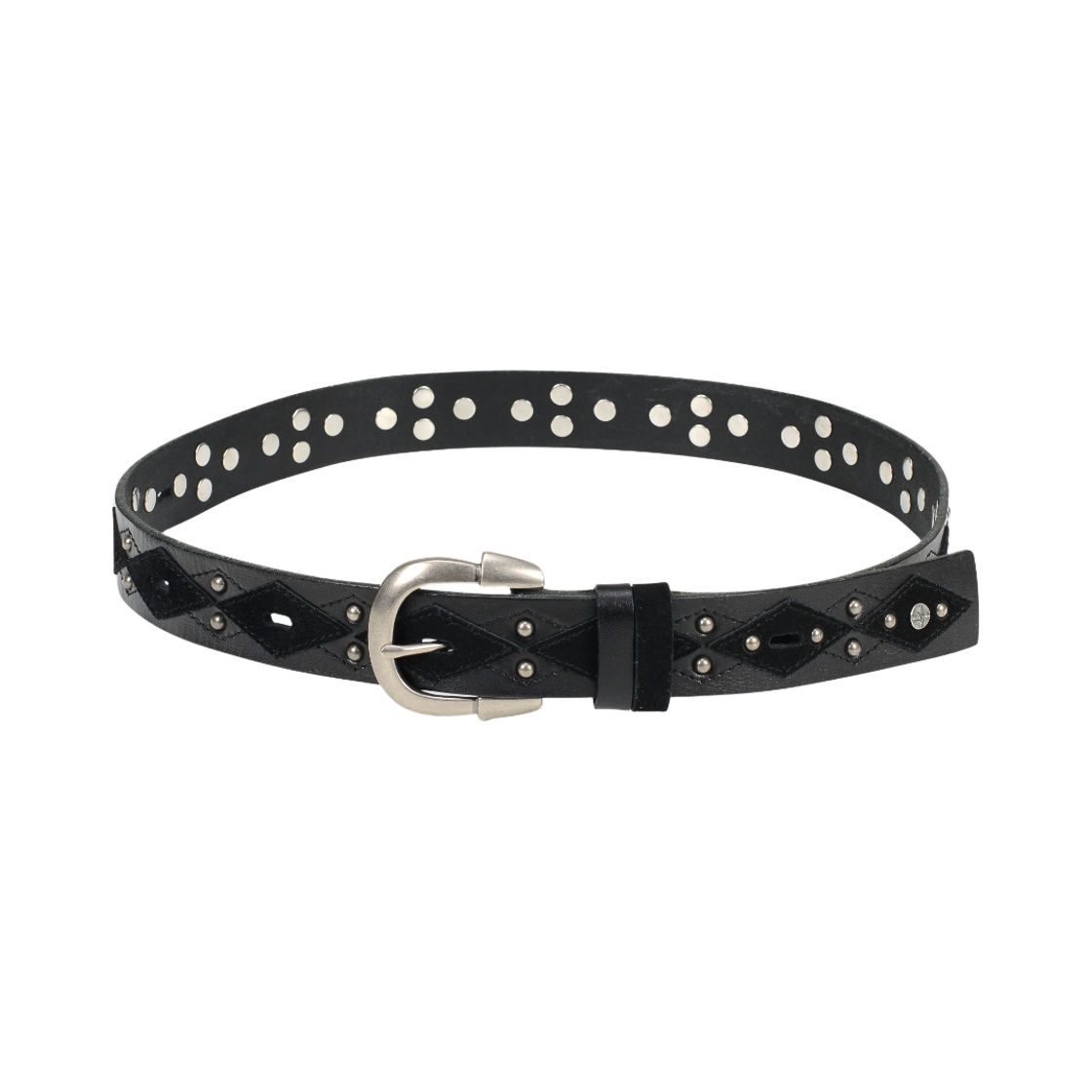 베이컨트 아카이브 엘리엇 아가일 벨트 블랙(Vacant Archive Eliot Argyle Belt Black)
