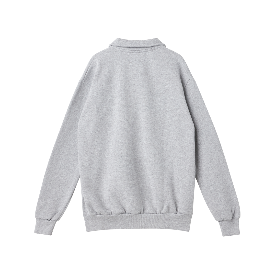 와일드 동키 울브스 하프 집 헤더 그레이 - 26FW(Wild Donkey Wolves Half Zip Heather Grey - 26FW) - 2