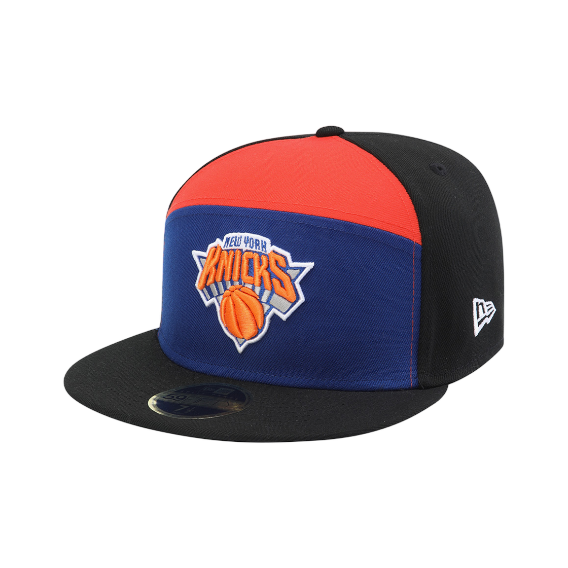 15203161 New Era 59Fifty Day NBA New York Knicks Split Panel Fitted Cap Black