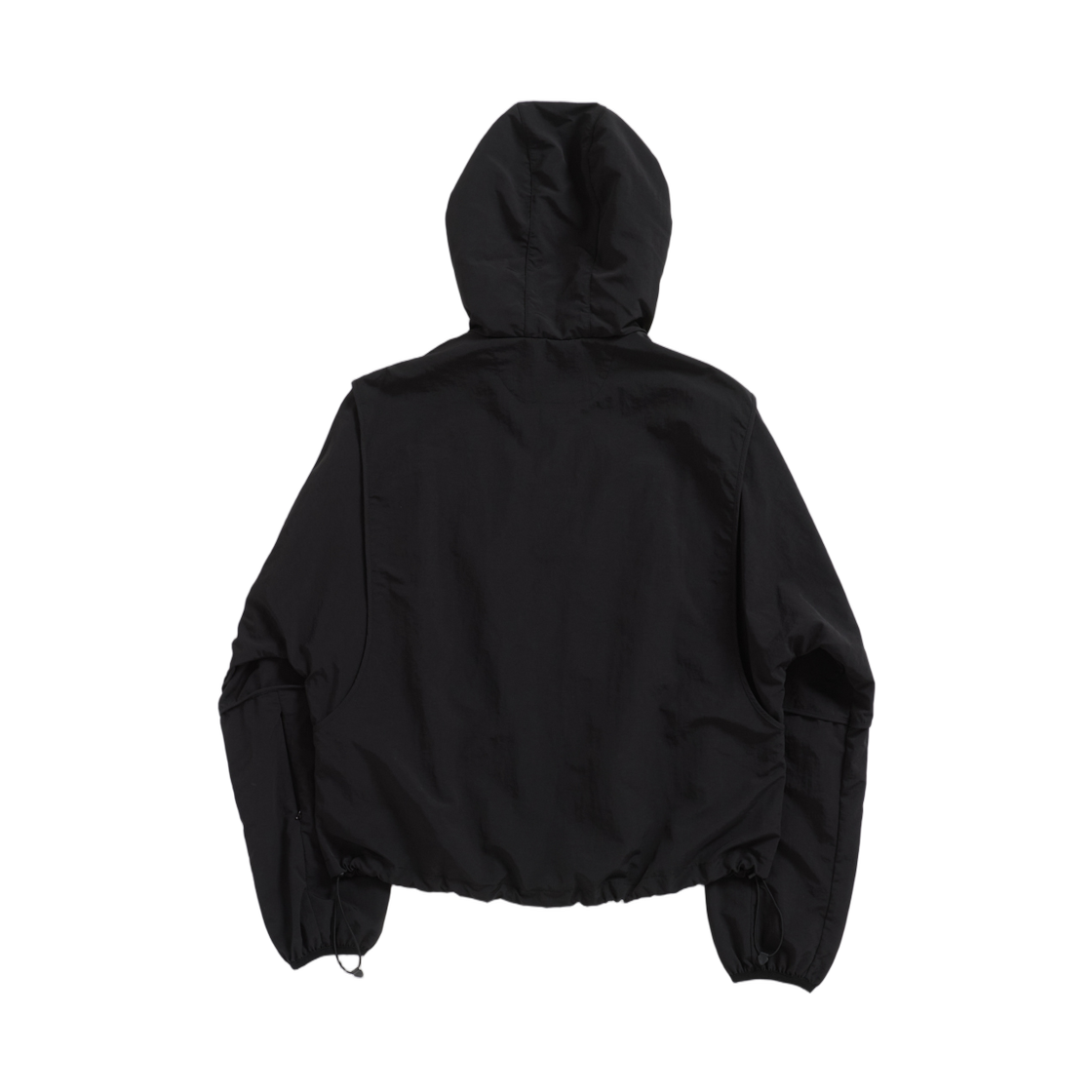 해칭룸 크롭 윈드브레이커 블랙(Hatchingroom Crop Windbreaker Black) - 2