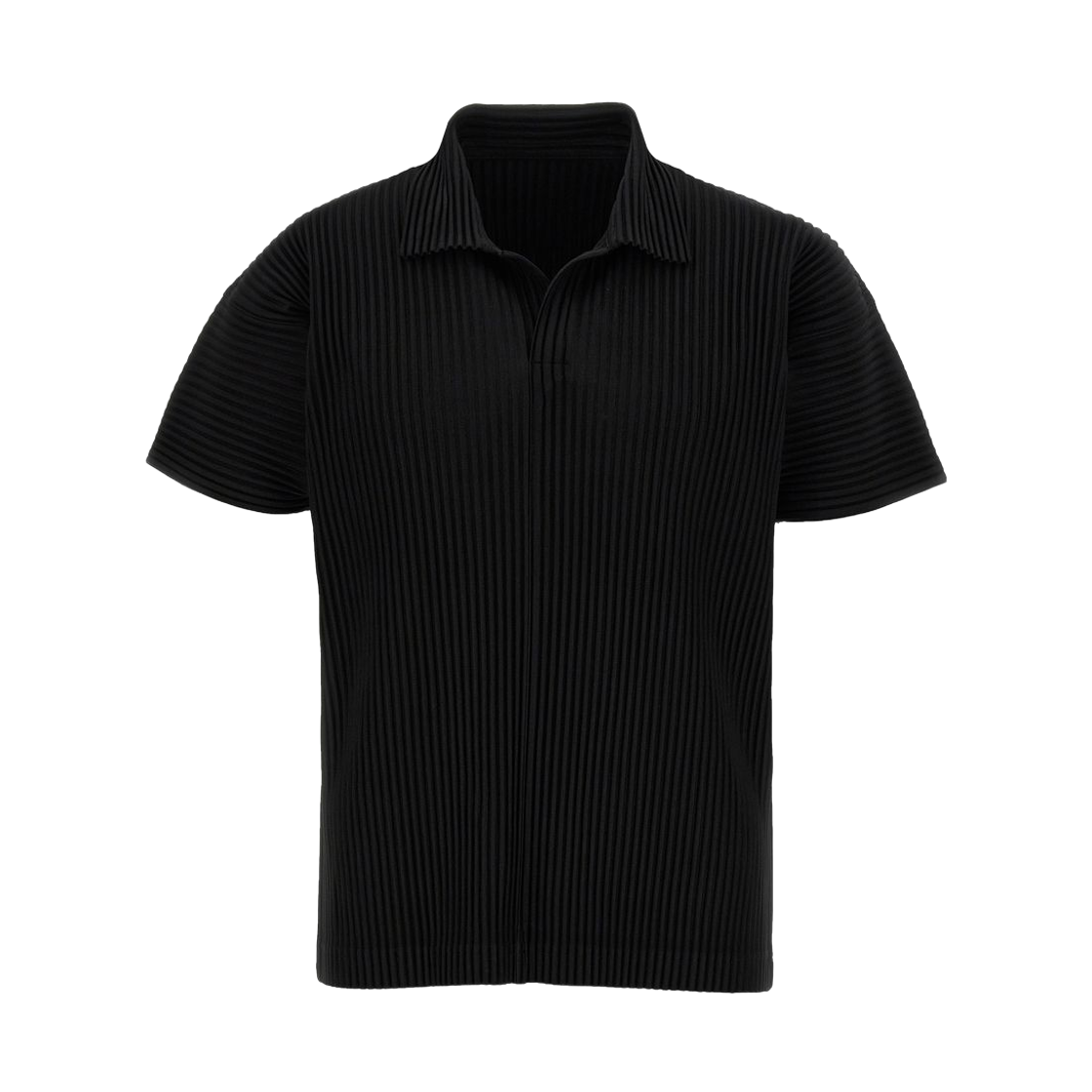 HP67-JM530-15 Homme Plisse Issey Miyake Basic Polo Black