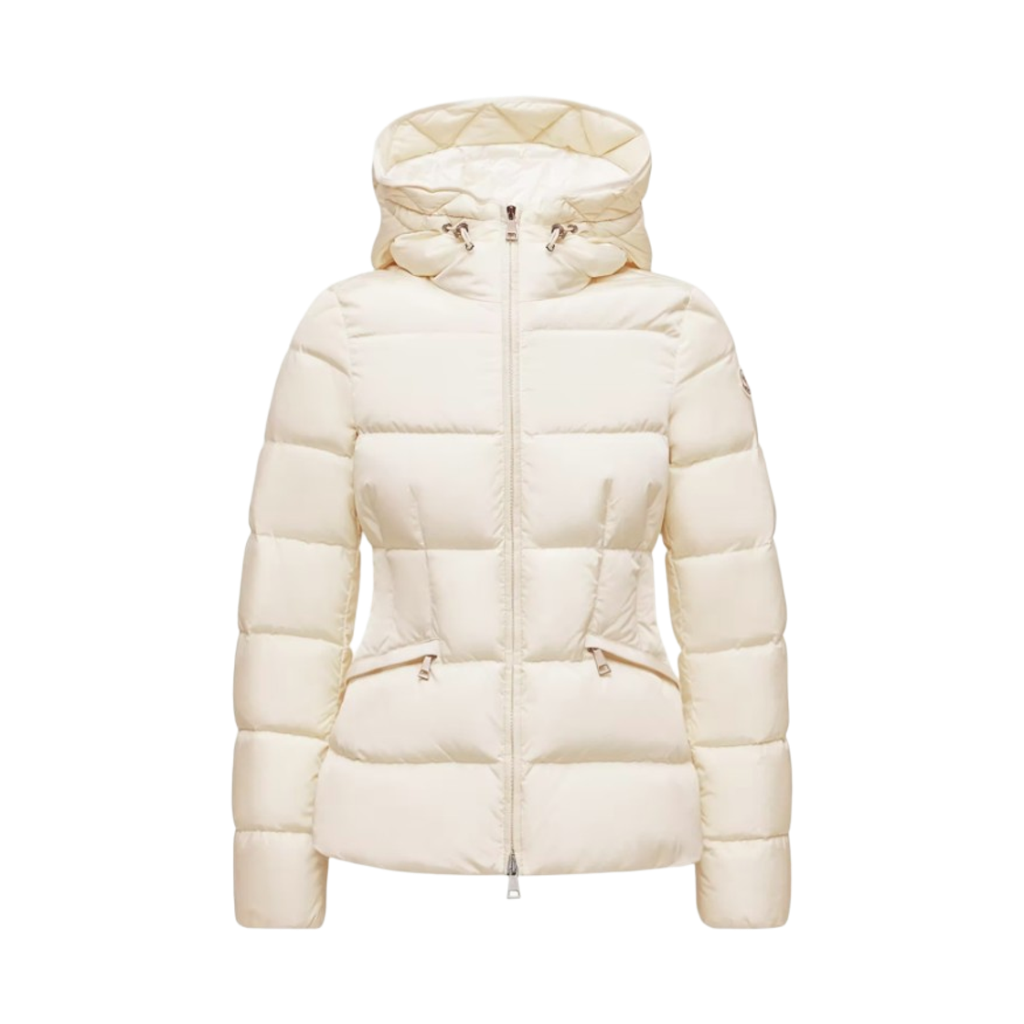 L2-093-1A00151-539ZD-04A (W) Moncler Avoce Hooded Short Down Jacket White Ivory - 26FW