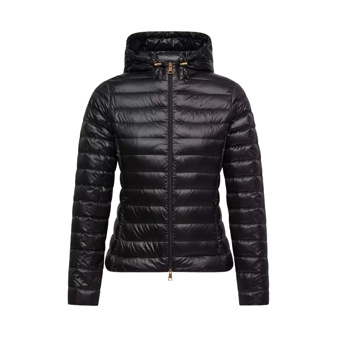 L2-093-1A00092-597YG-999 (W) Moncler Igelhood Short Longue Saison Down Jacket Black - 26FW