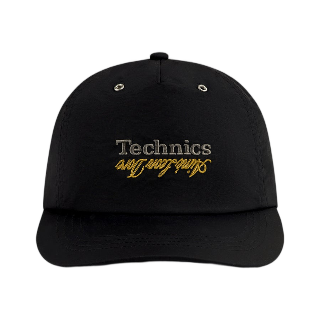 - Aime Leon Dore x Technics Nylon Logo Hat Jet Black