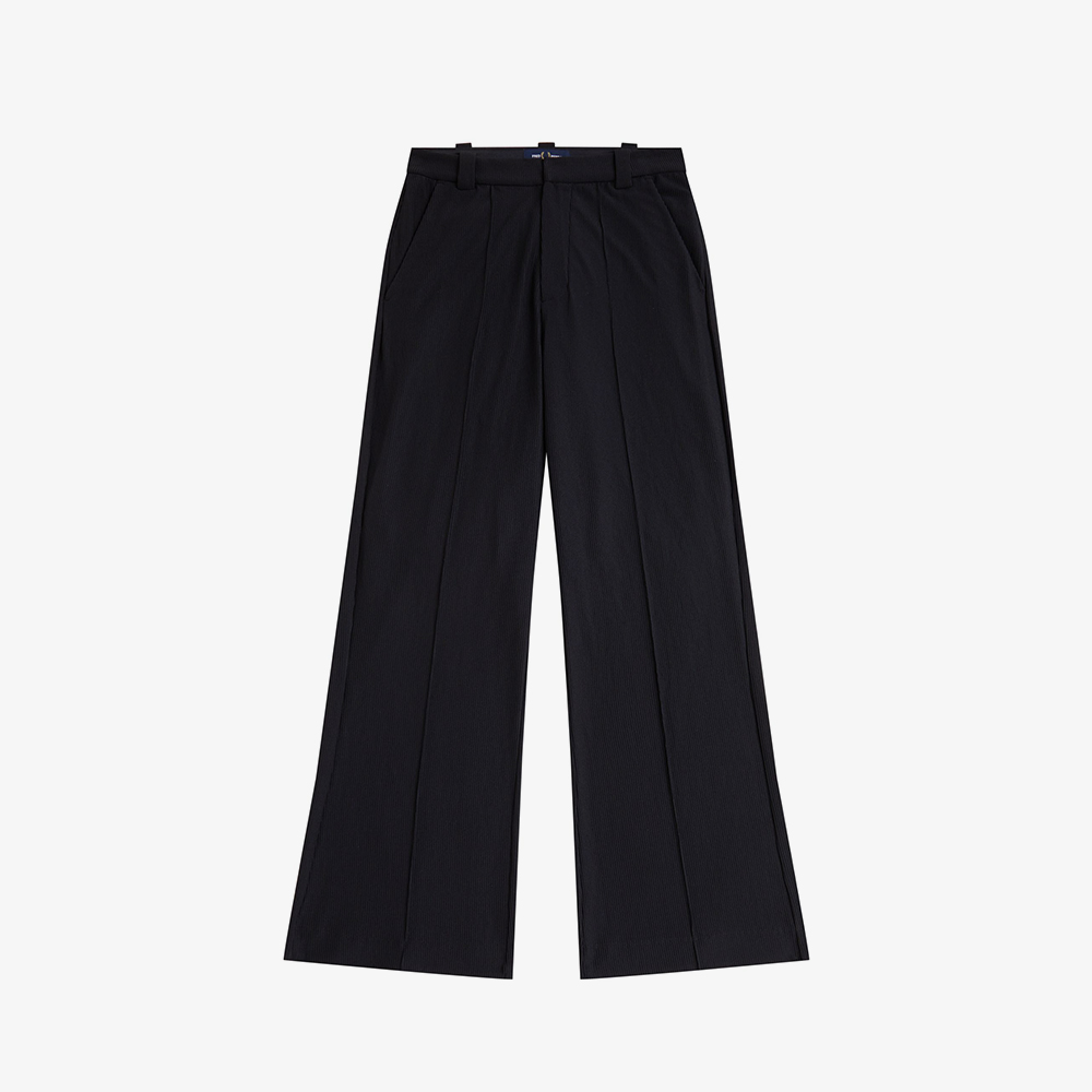 프레드페리 우먼즈 립 트리코트 트라우저 블랙(Fred Perry Womens Rib Tricot Trousers Black) - 5