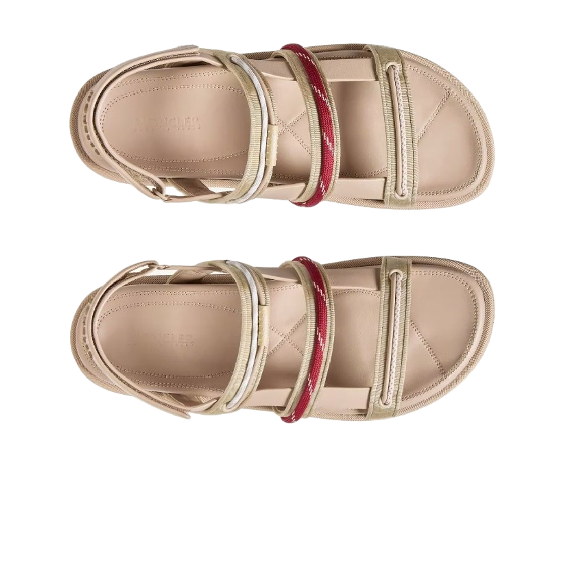 (W) 몽클레르 베라 아일라 레더 샌들 라이트 베이지 - 26SS((W) Moncler Vela Isla Leather Sandals Light Beige - 26SS) - 2