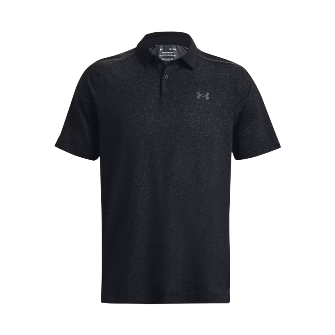 1377294-001 Under Armour UA Iso-Chill Heather Polo Black