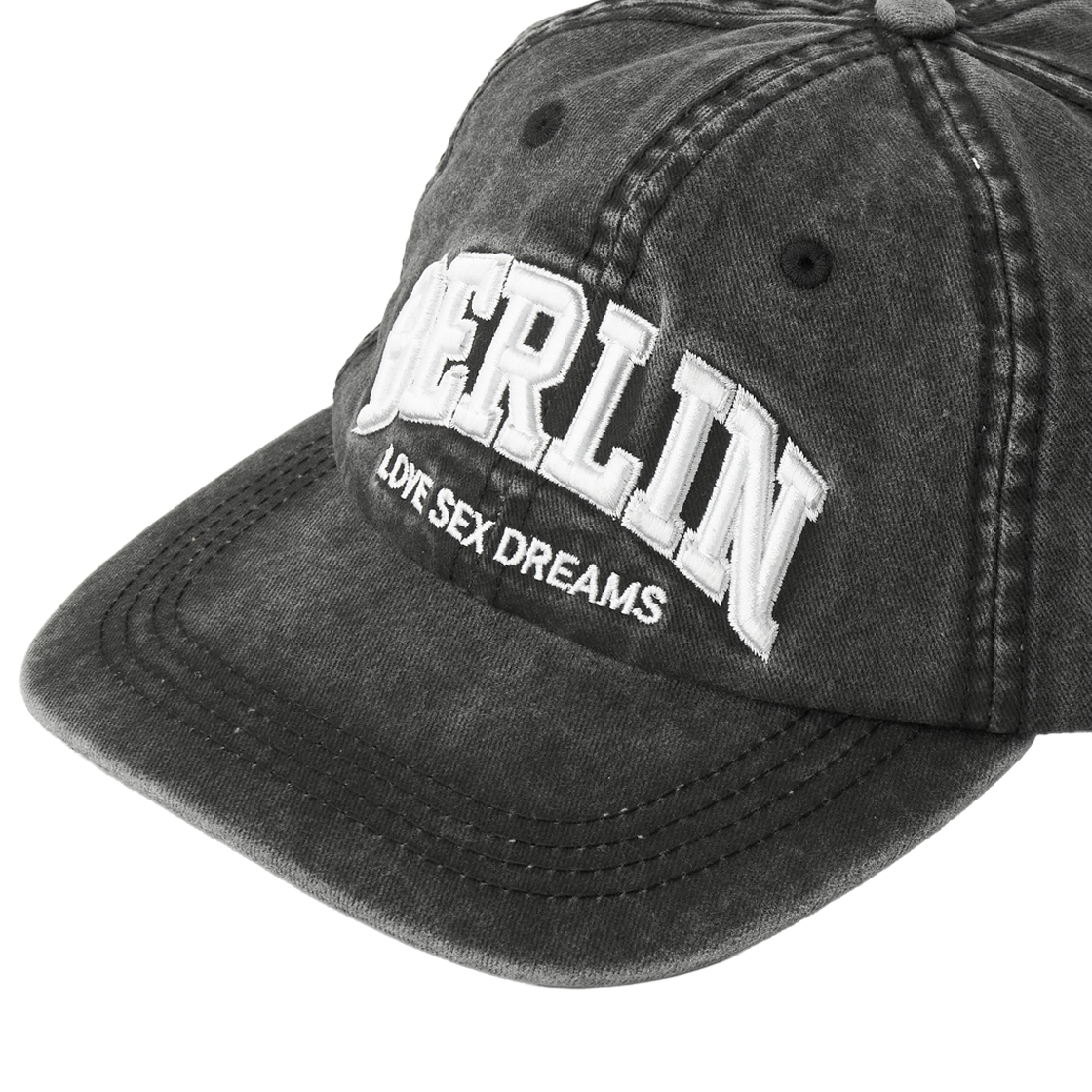 안테 베를린 수베니어 캡 워시드 블랙 - 26FW(Ante Berlin Souvenir Cap Washed Black - 26FW) - 5