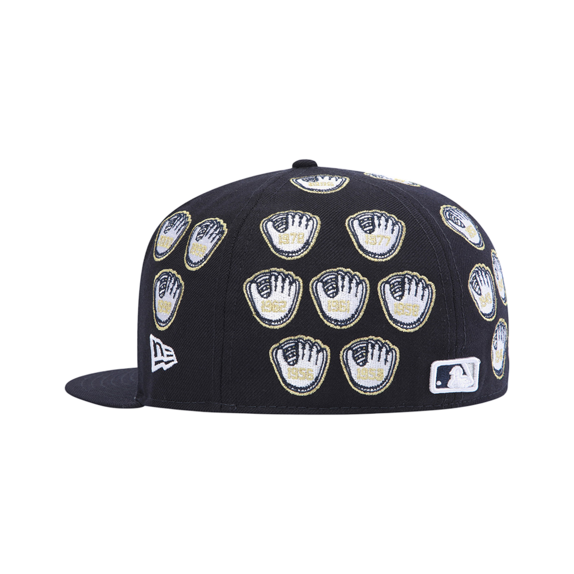 뉴에라 MLB 스파이크 리 뉴욕양키스 월드 시리즈 챔피언스 글러브 피티드캡 네이비(New Era MLB Spike Lee New York Yankees World Series Champions Glove Fitted Cap Navy) - 2