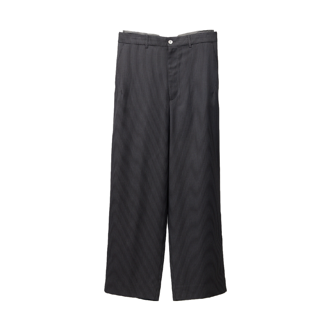 해칭룸 콘트라스트 트라우저 스트라이프 다크 그레이(Hatchingroom Contrast Trousers Stripe Dark Grey)