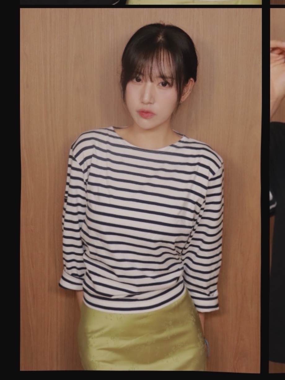 Saint James Minquiers Modern Striped Sailor Long Sleeve T-Shirt Neige Noir, (W) Nike Moon Shoe Summit White Team Crimson 착용 스타일 - 9