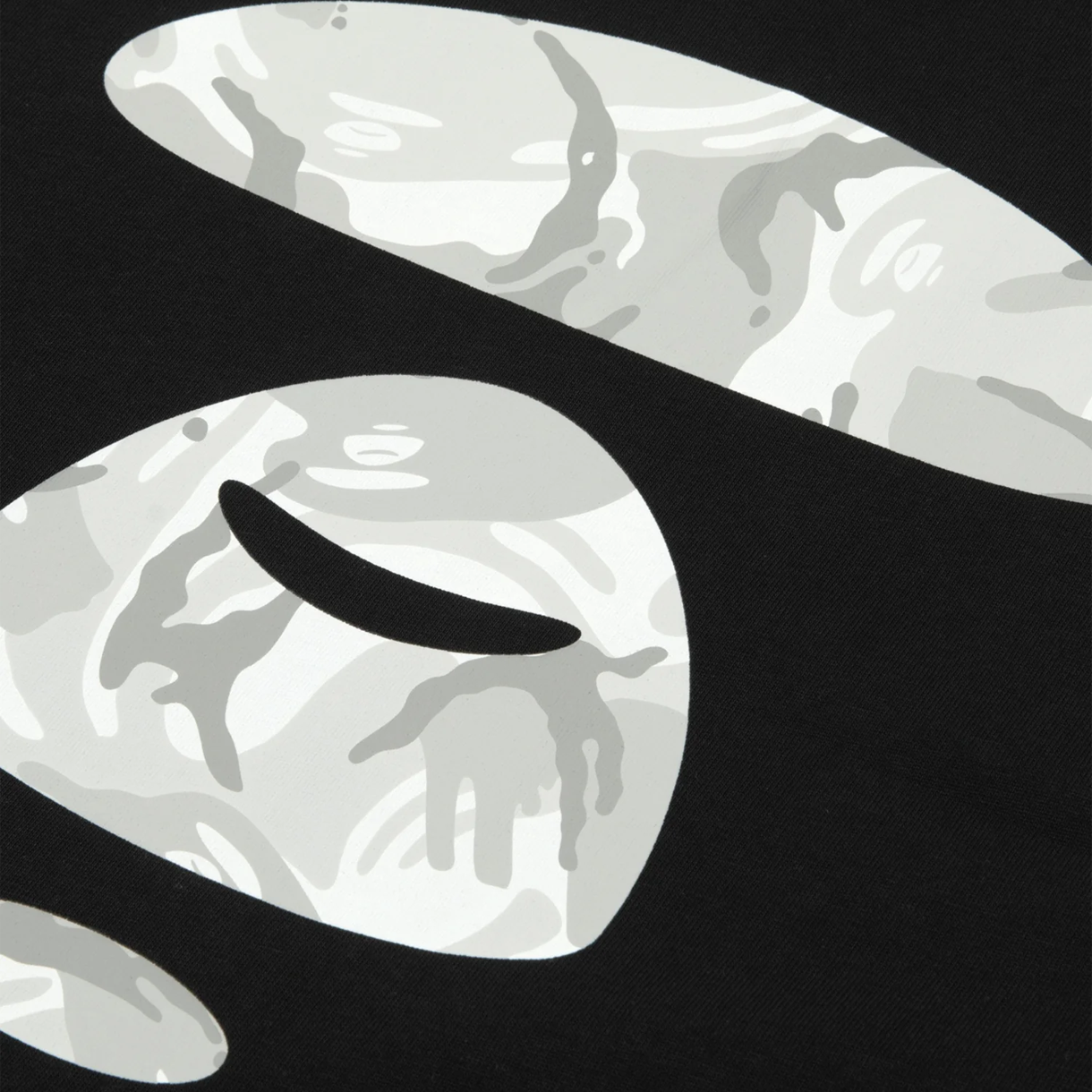 에이프 문페이스 티셔츠 블랙 - 26FW(AAPE Moonface T-Shirt Black - 26FW) - 3