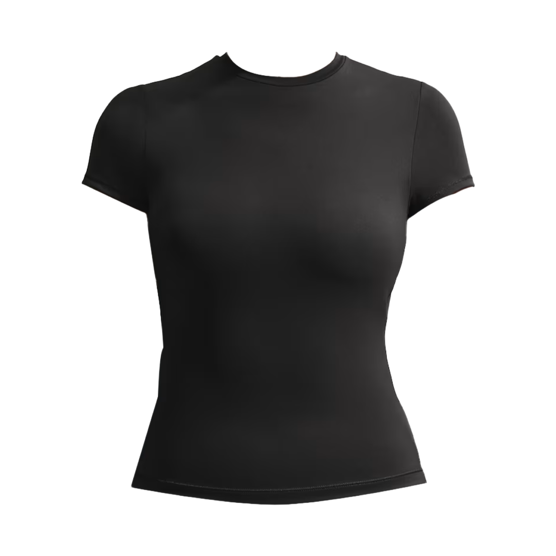 IR5023-054 (W) NikeSKIMS Matte Padded Baby T-Shirt NSKM Obsidian (IR5023-054)