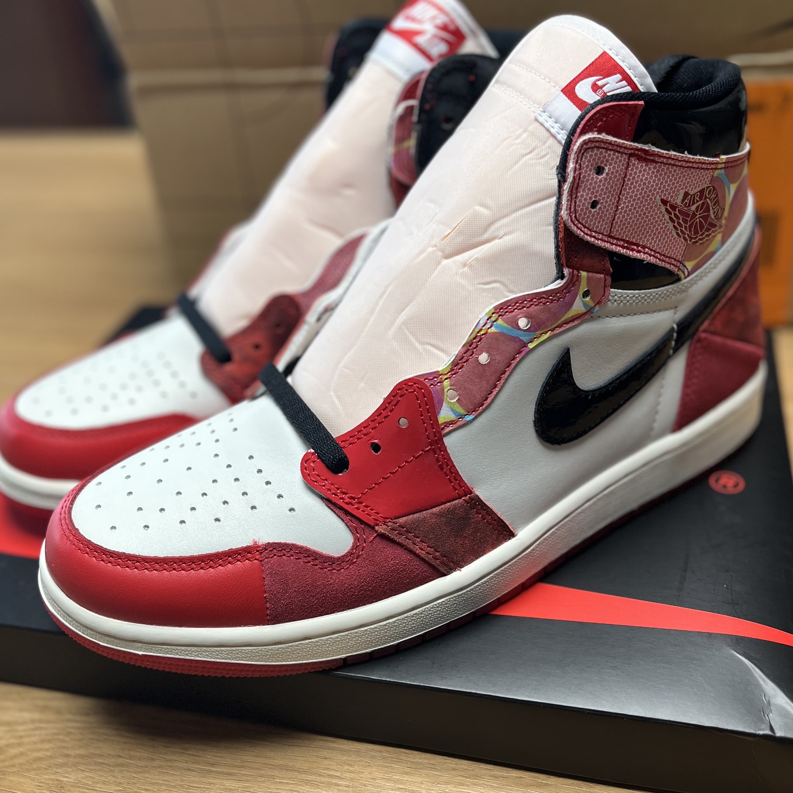 Jordan 1 Retro High Spider-Man Next Chapter 착용 스타일