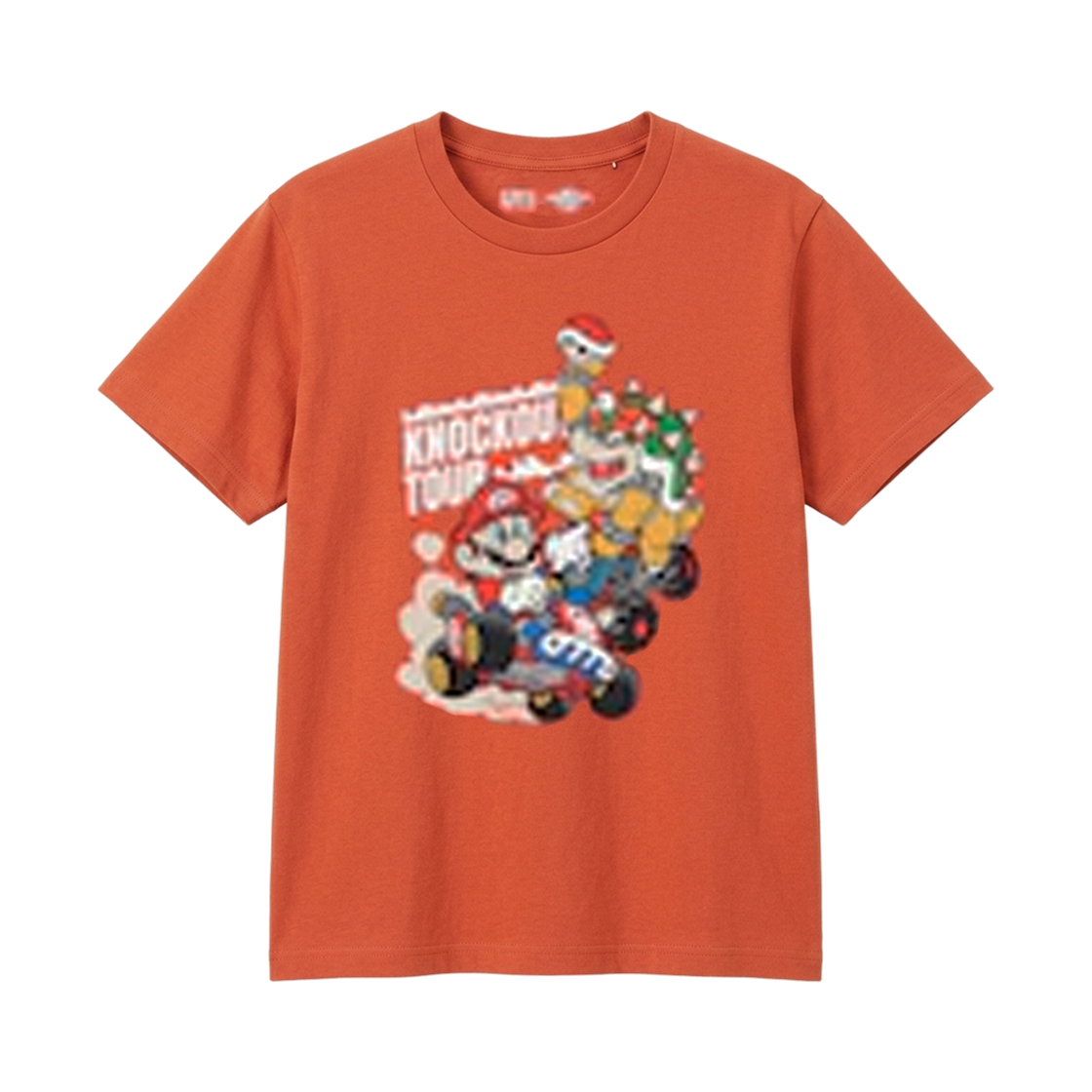 491231-27 (Kids) Uniqlo UT x Mario Kart World T-Shirt Orange