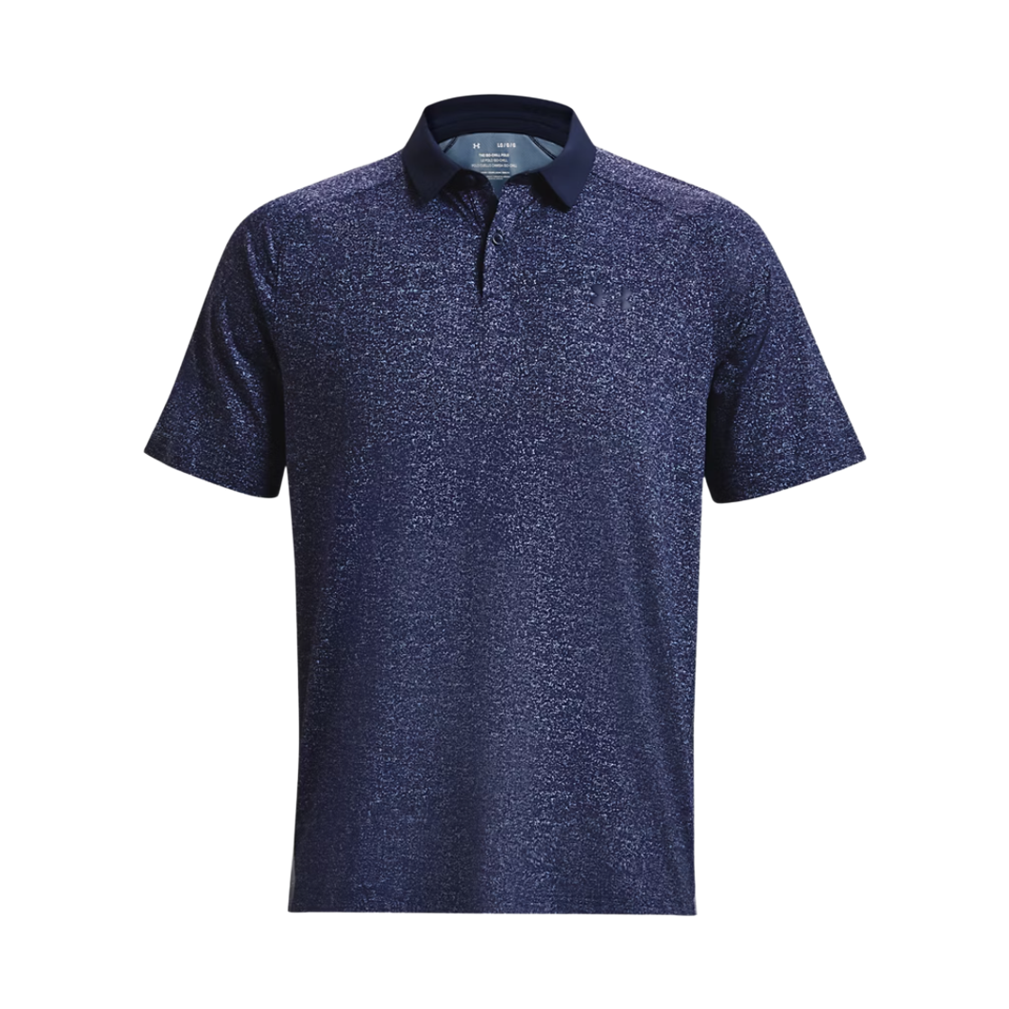 1377294-410 Under Armour UA Iso-Chill Heather Polo Midnight Navy