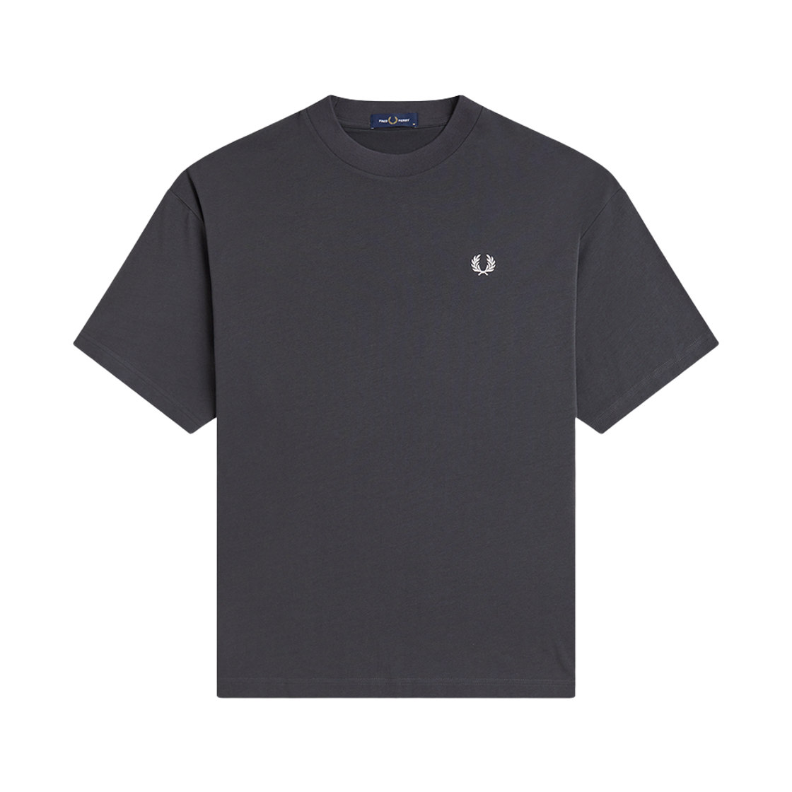 프레드페리 오버사이즈드 백 프린트 로렐리스 티셔츠 앵커 그레이(Fred Perry Oversized Back Print LW T-Shirt Anchor Grey)