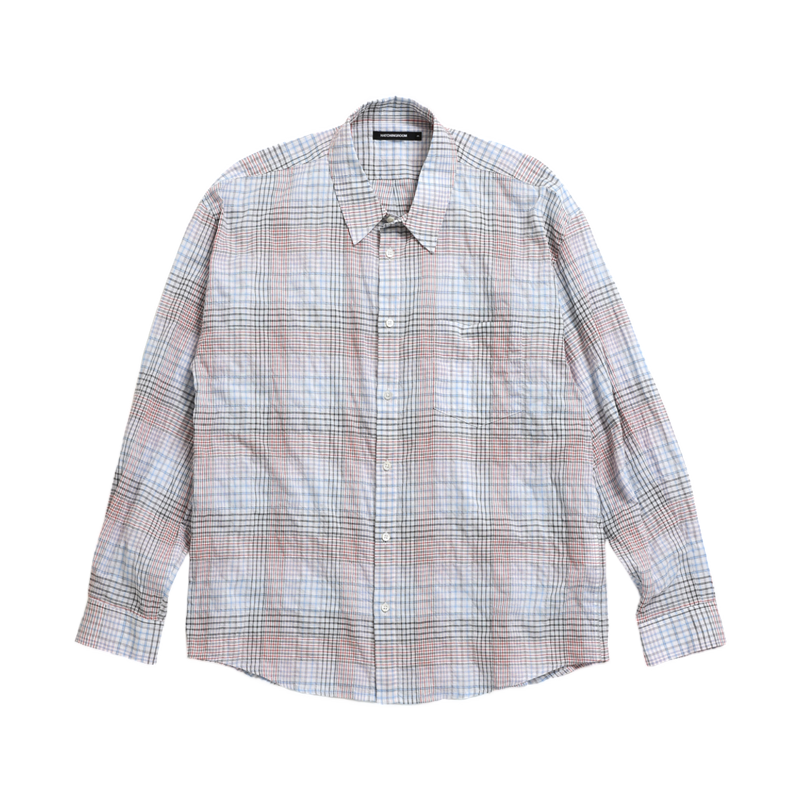 - Hatchingroom Classic Shirt Multi Check White