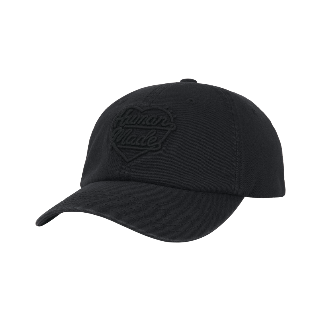 휴먼 메이드 6 패널 트윌 캡 블랙(Human Made 6 Panel Twill Cap Black)