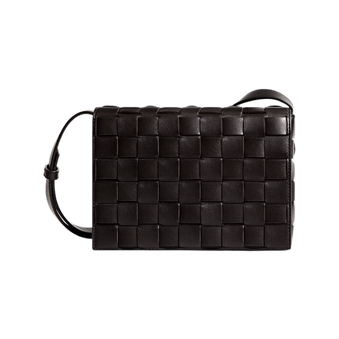 876364V6SO02010 Bottega Veneta Orto Messenger Espresso