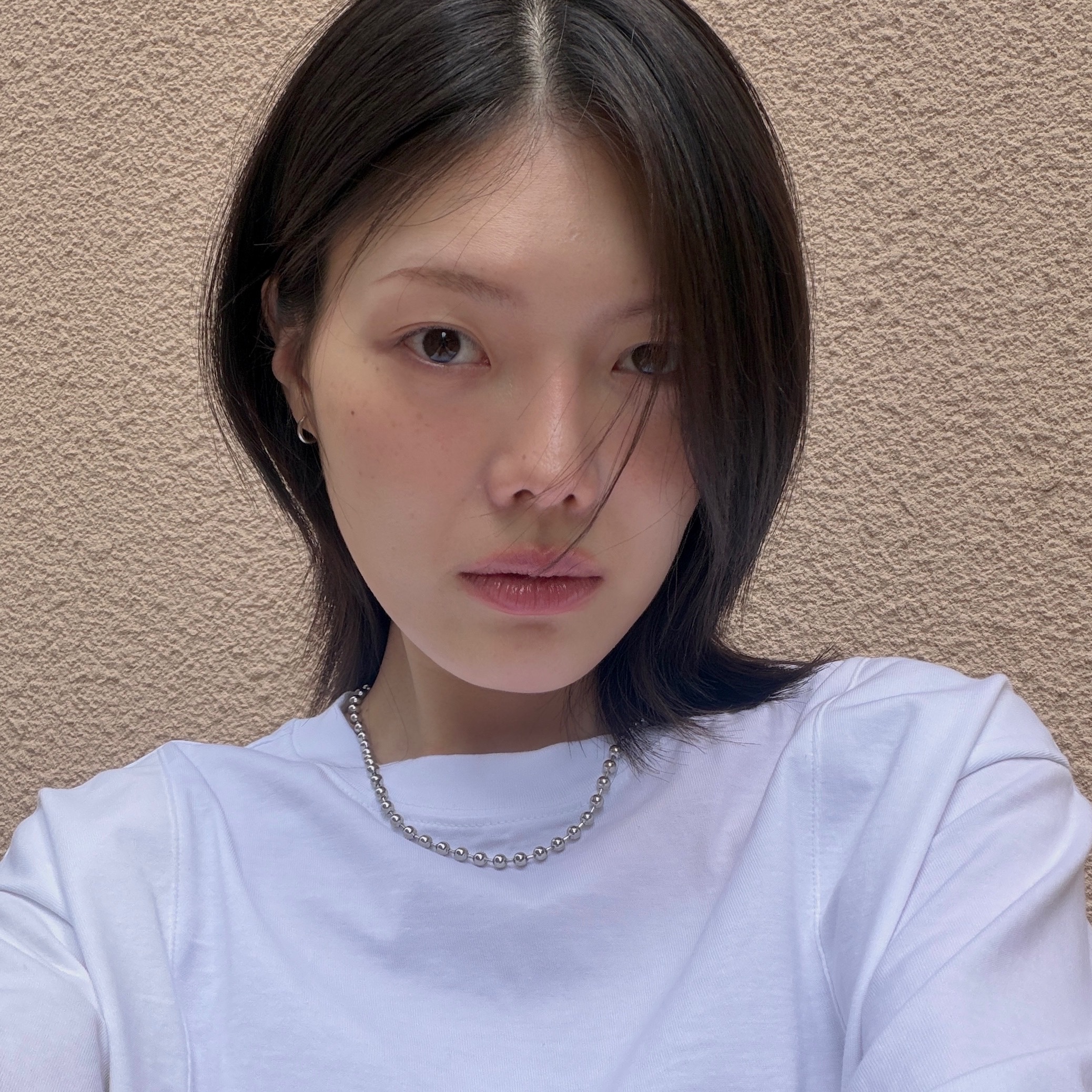 Riomeu Round ball chain necklace 5.0mm 착용 스타일