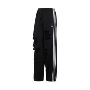 (W) Adidas Distressed Sweatpants Black - KR Sizing