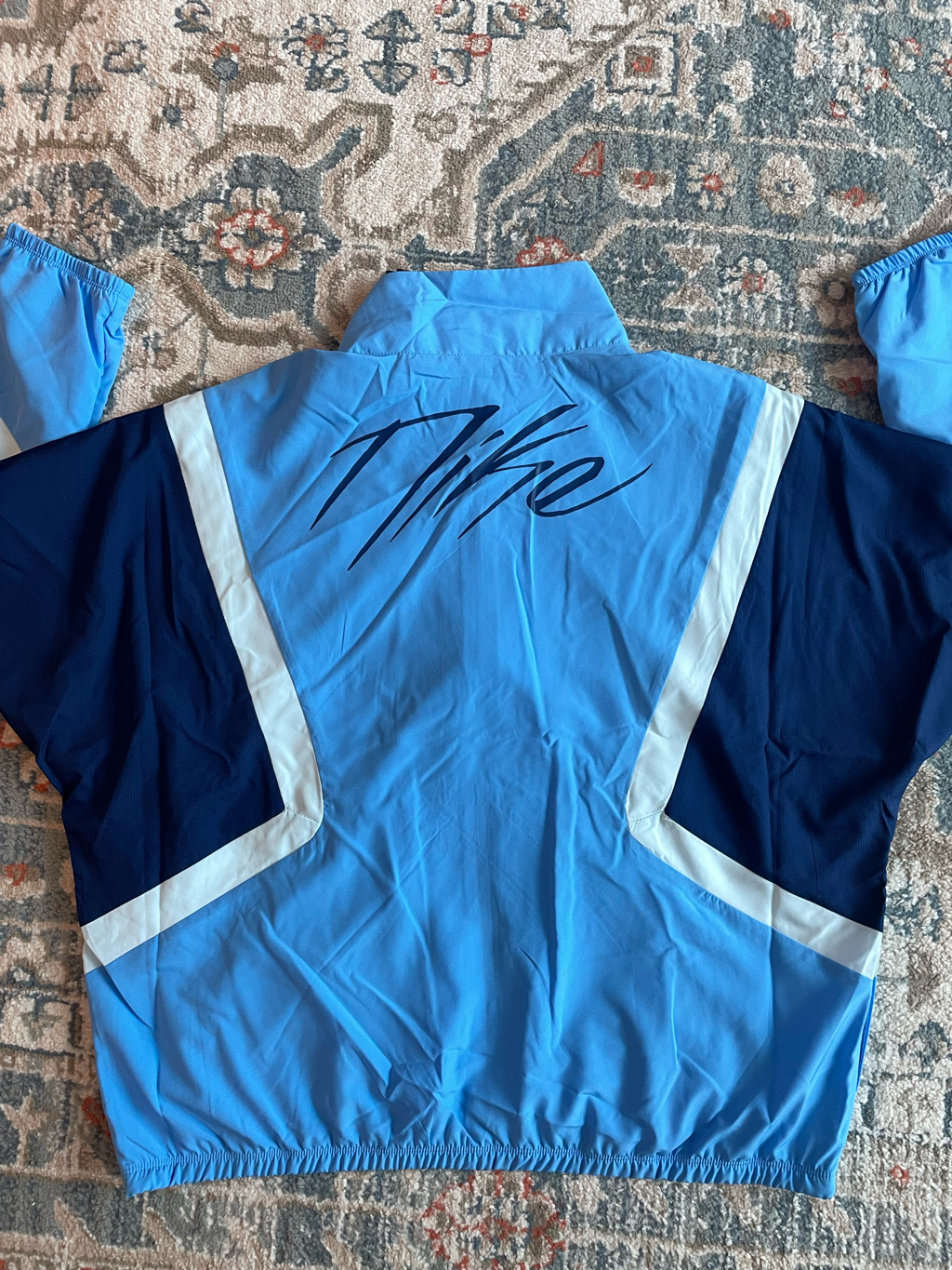 Nike Icon Woven Basketball Jacket University Blue Glacier Blue - Asia 착용 스타일 - 4