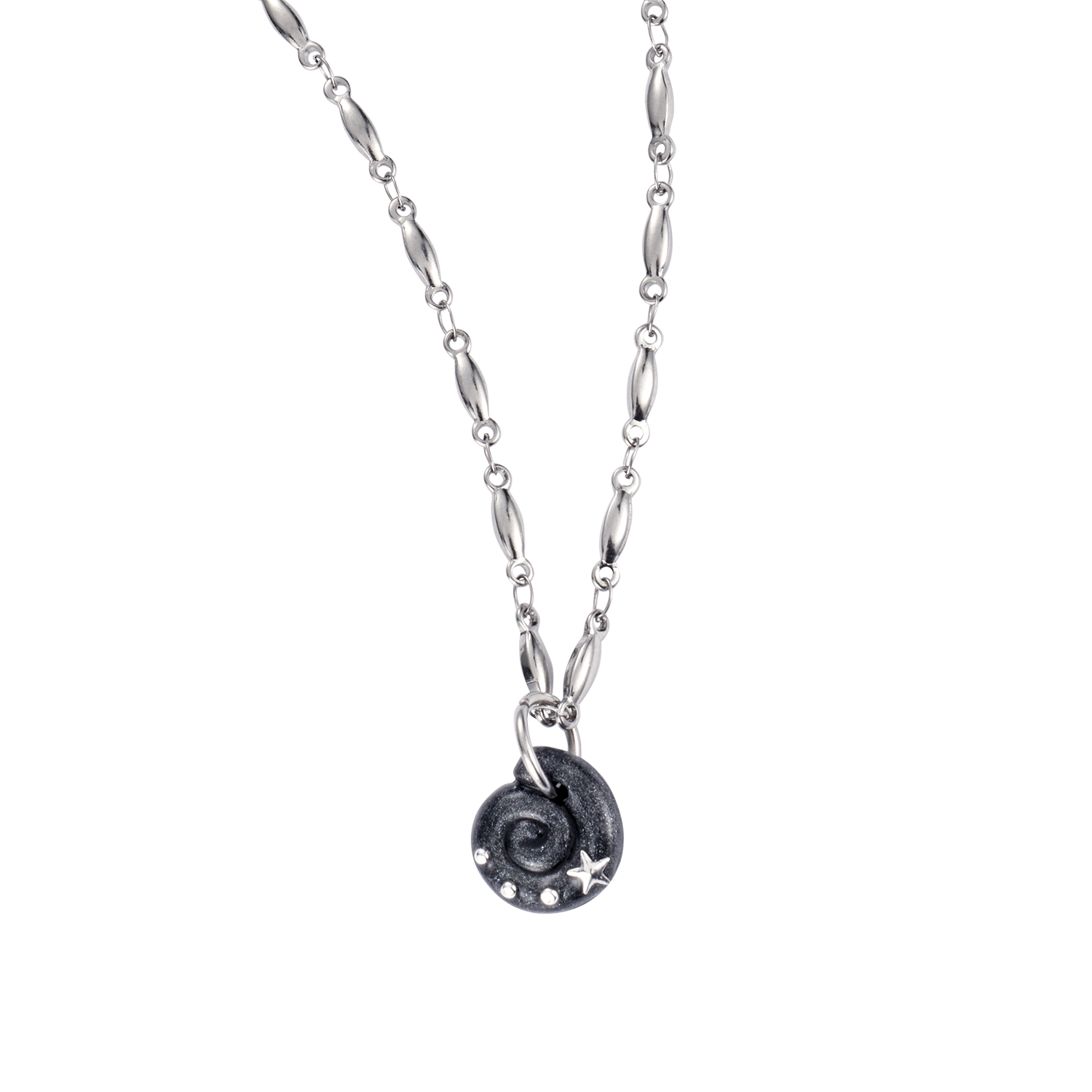 엔프프 에디 볼드 체인 네크리스 블랙(Nff Eddy Bold Chain Necklace Black) - 2