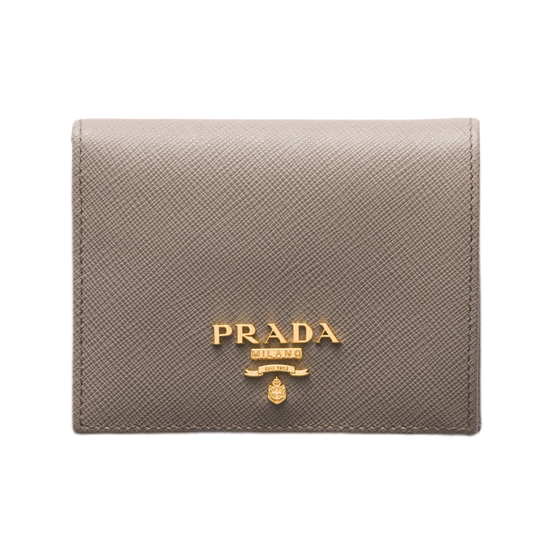 1MV204-ZLP-F04WU Prada Small Saffiano Leather Wallet Clay Water Lily
