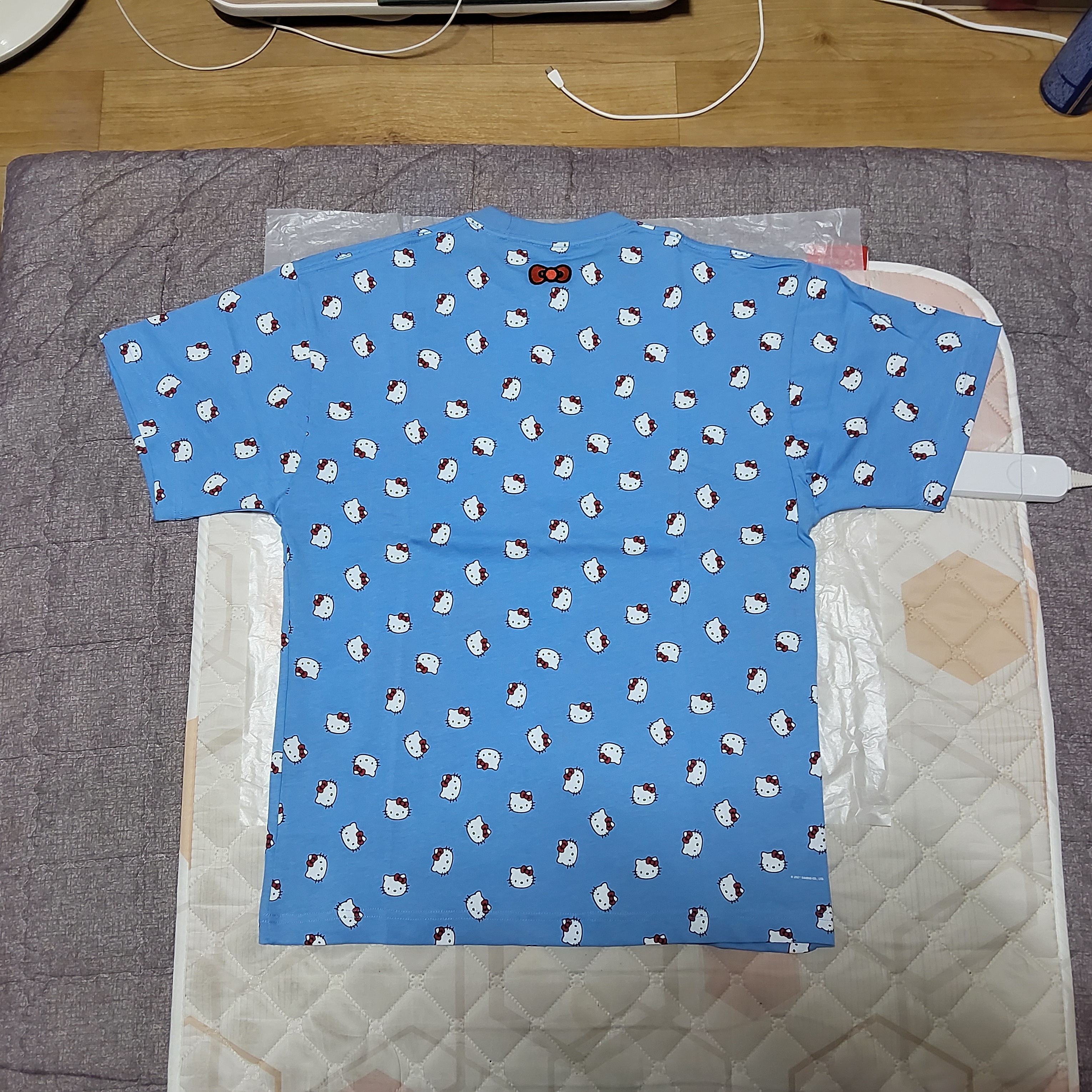 Nike x Hello Kitty NRG T-Shirt University Blue - Asia 착용 스타일 - 4