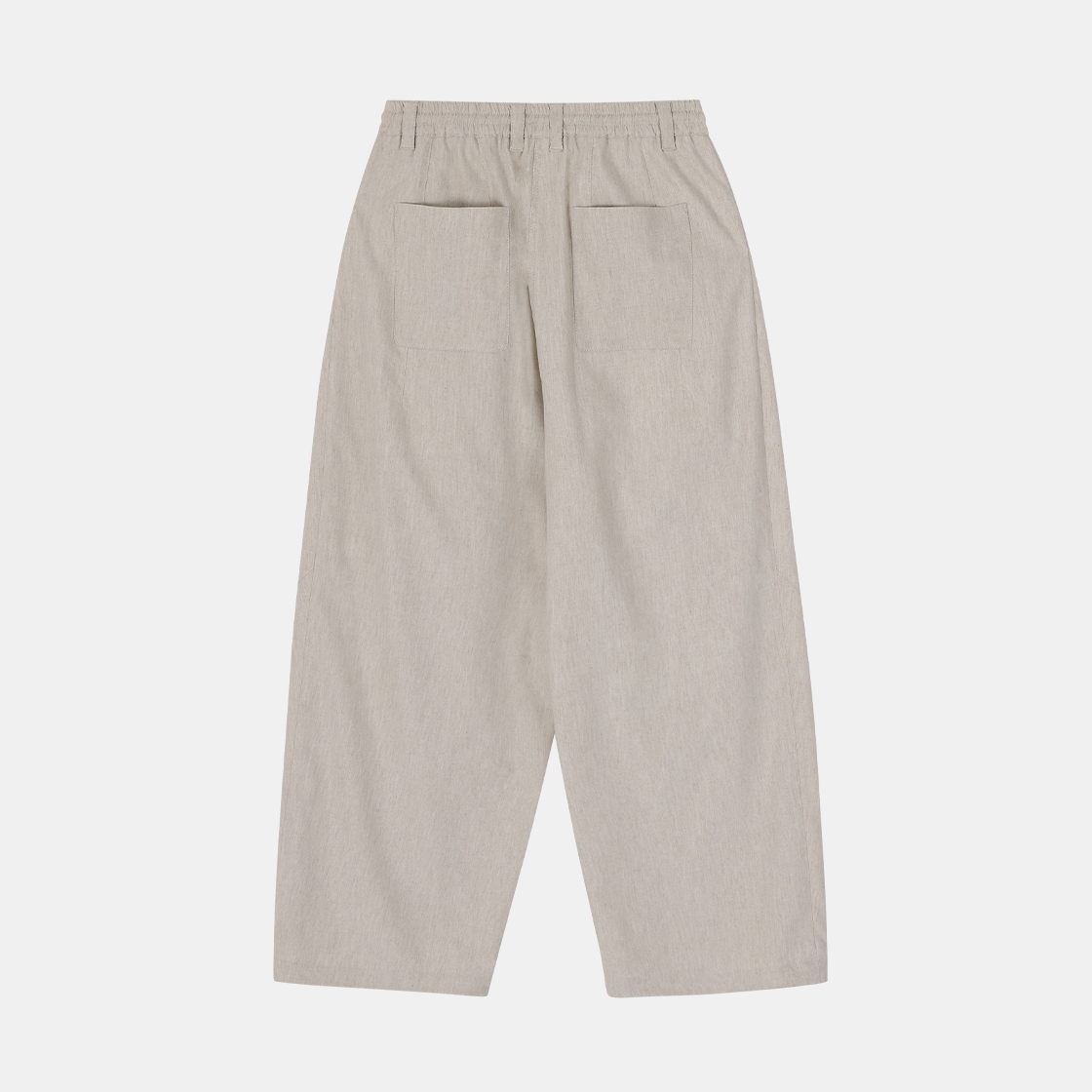 (W) 송지오 시그니처 크롭 와이드 팬츠 화이트((W) SONGZIO Signature Crop Wide Pants White) - 2